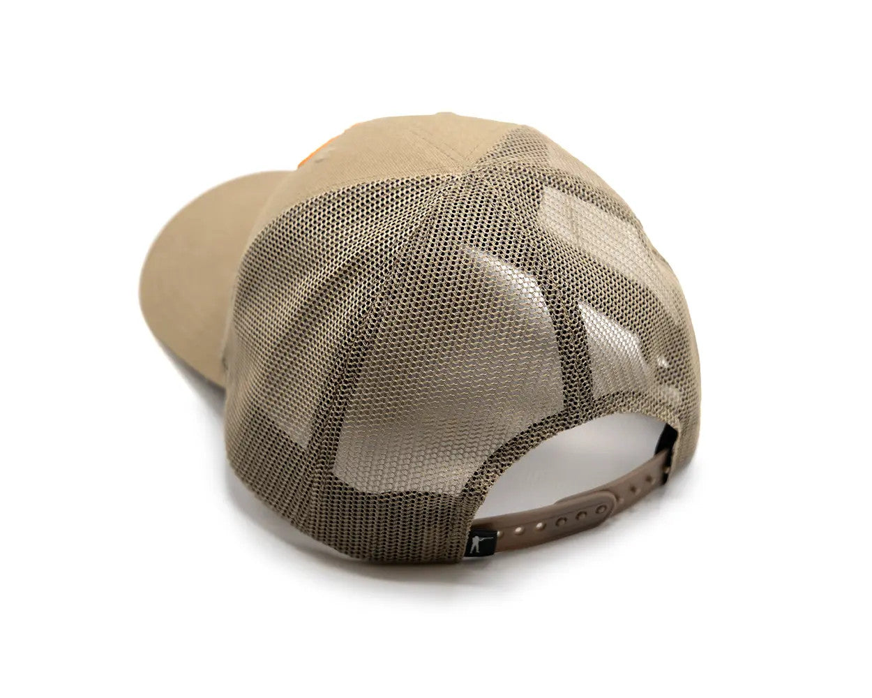 Back view of the Arthur Core Snapback Hat showcasing breathable mesh and adjustable strap for comfort.