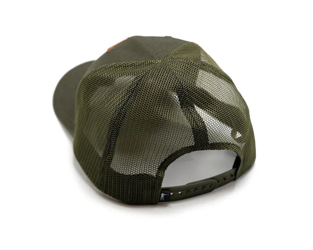 Back view of the Arthur Core Snapback Hat, showcasing the breathable mesh and adjustable closure for all head sizes.