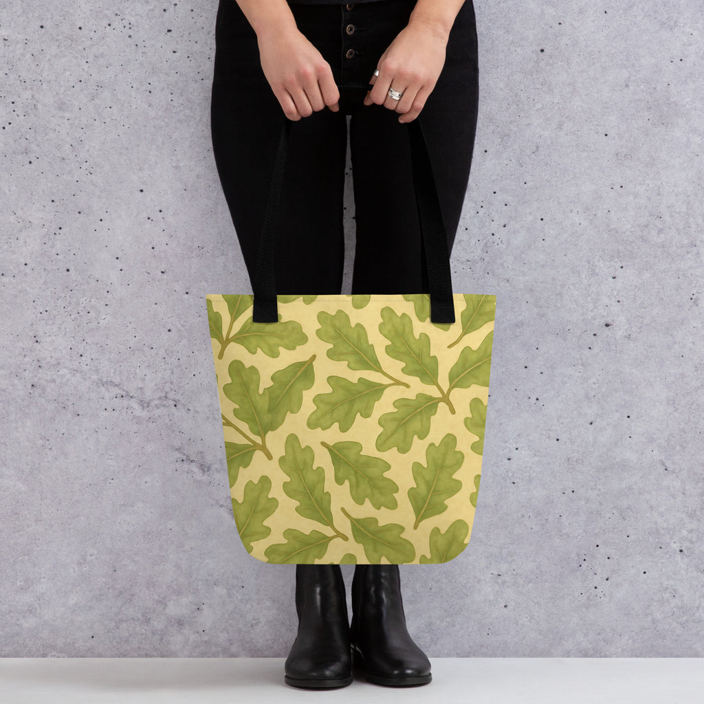 Live Oak print tote bag, eco-friendly and stylish, perfect for carrying essentials with Southern charm.