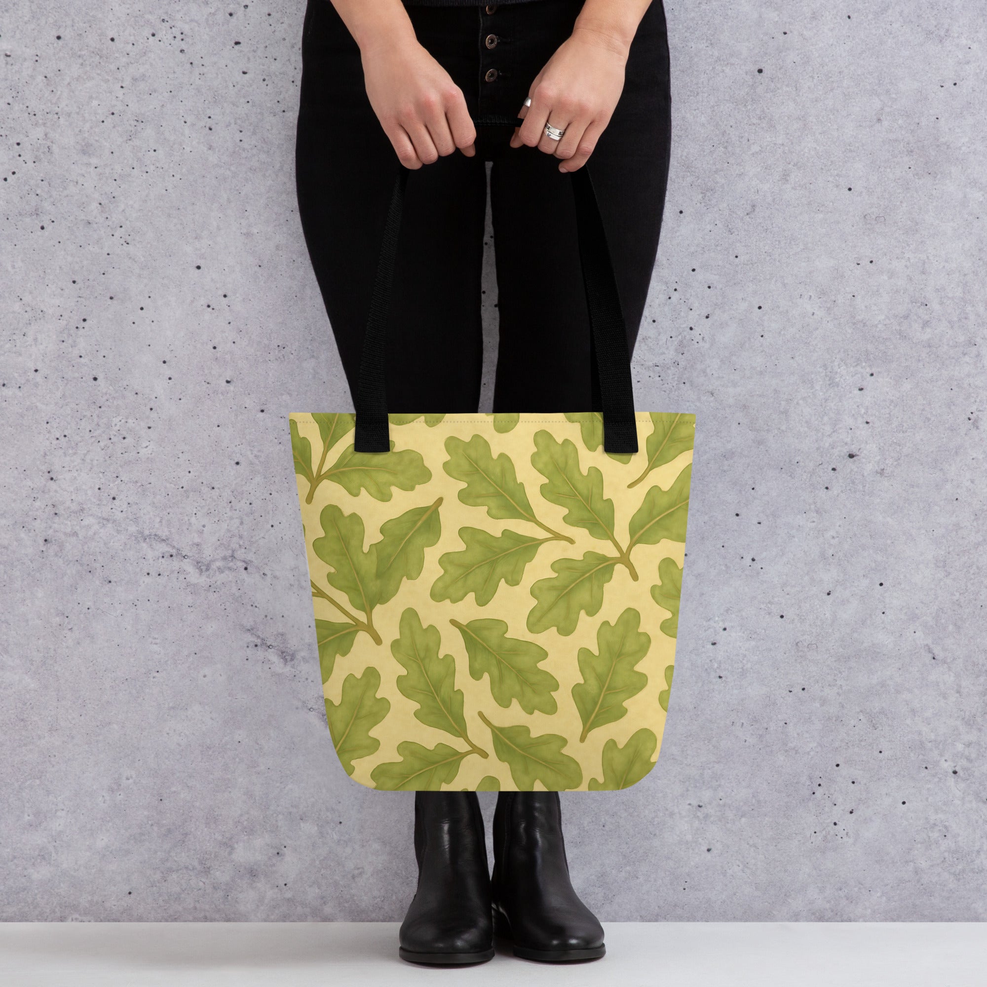 Live Oak print tote bag, eco-friendly and stylish, perfect for carrying essentials with Southern charm.