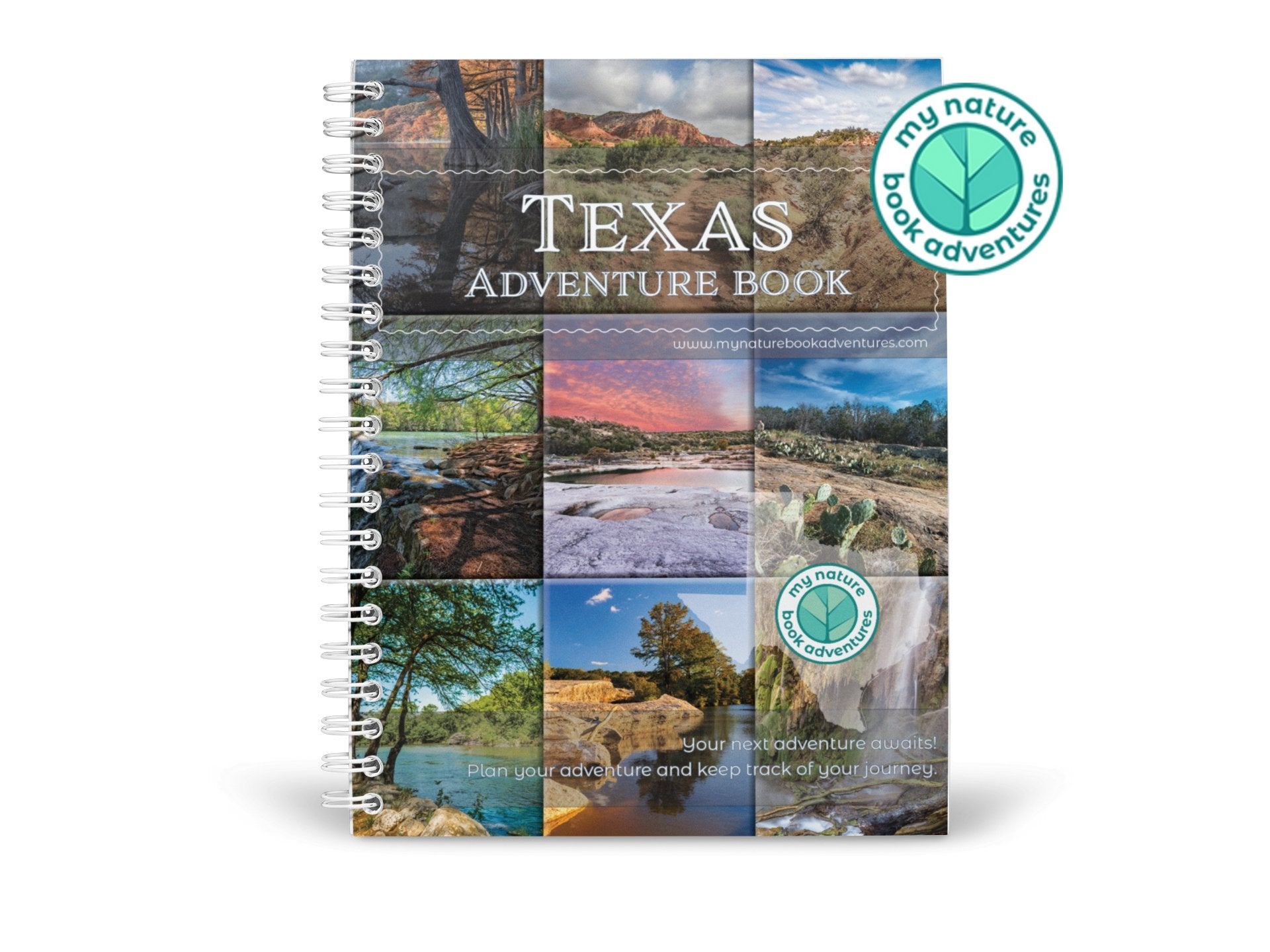 Texas Adventure Book for planning and tracking your unique explorations across Texas.